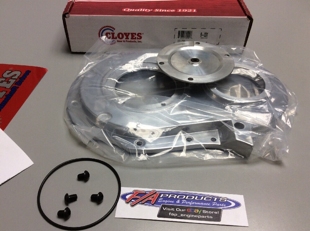 Cloyes 9-231 BIG BLOCK Chevy Quick Button Adjustable Aluminum Timing Cover