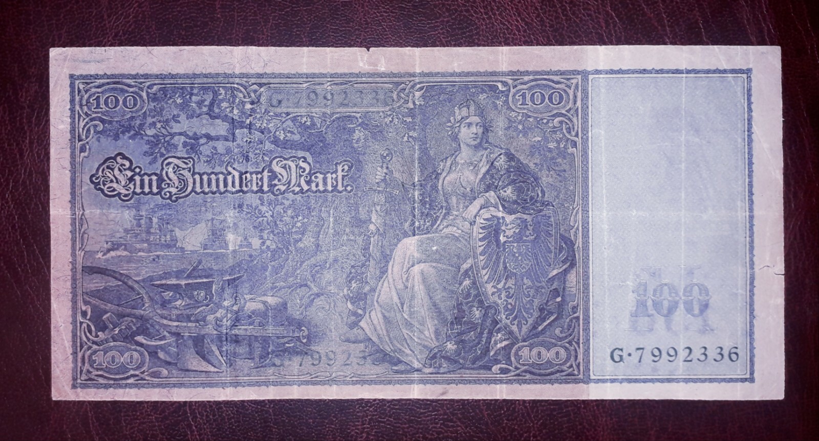 Germany 100 mark banknote,1910year,ormal condition