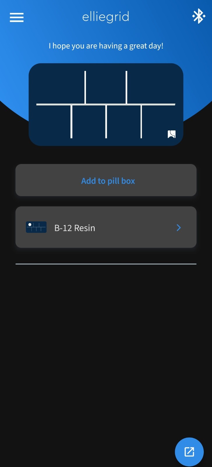 Elliegrid Smart Pill Box Organizer System with Charger Tested Working