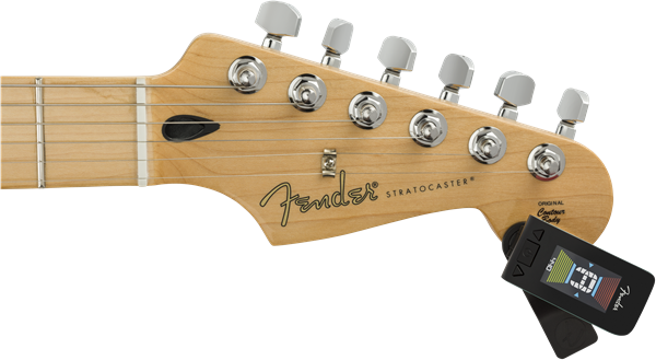 Genuine Fender Original Clip-On Color LCD Tuner for Guitar, Banjo - DAPHNE BLUE