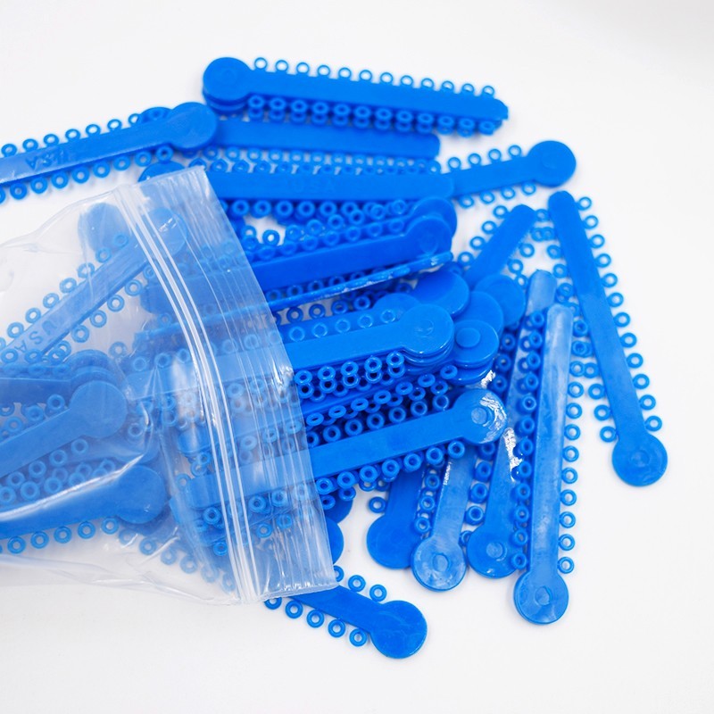 1040Pcs Dental Elastic Ligature Ties Rubber Power Bands for Orthodontic Braces