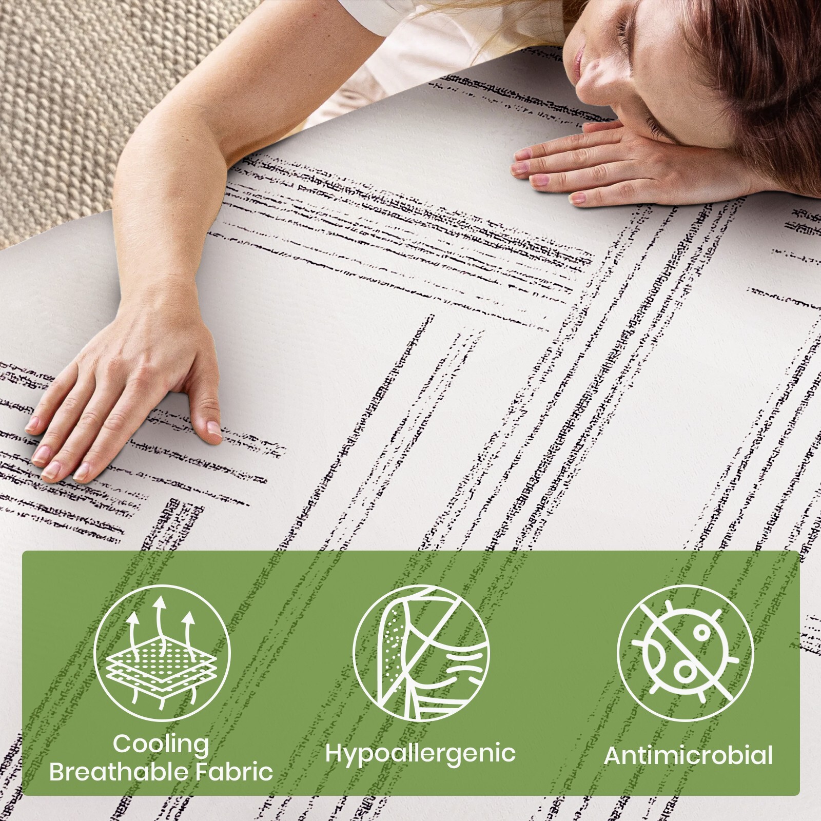 8" 10" 12" Twin Full Queen King Size Gel Memory Foam Mattress, Mattress in a Box