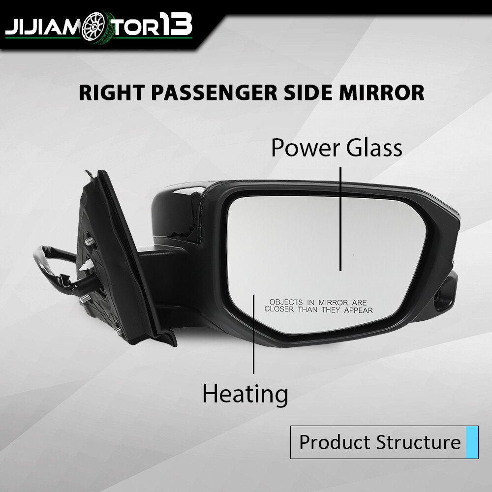 Fit For 16-20 Honda Civic Sedan Passenger Side Mirror Power Heated View Camera