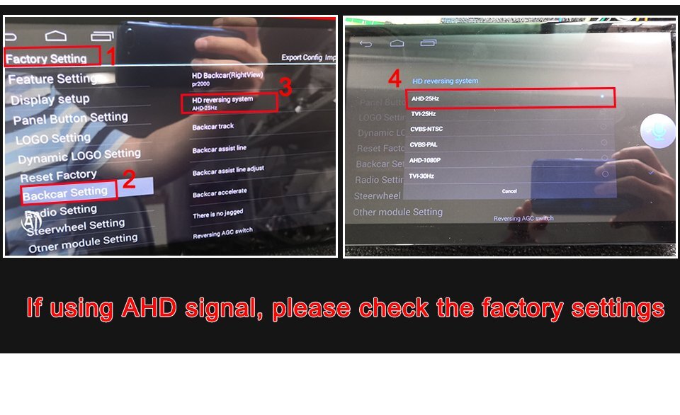 180º Car Rear View Backup Camera Reverse Parking Waterproof CMOS Night Vision
