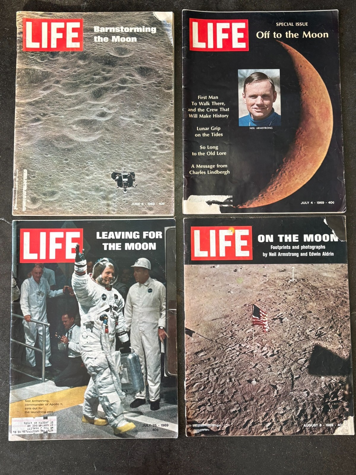 Apollo 11 Moon Landing LIFE Magazine Set 1969 Complete Story Armstrong Aldrin