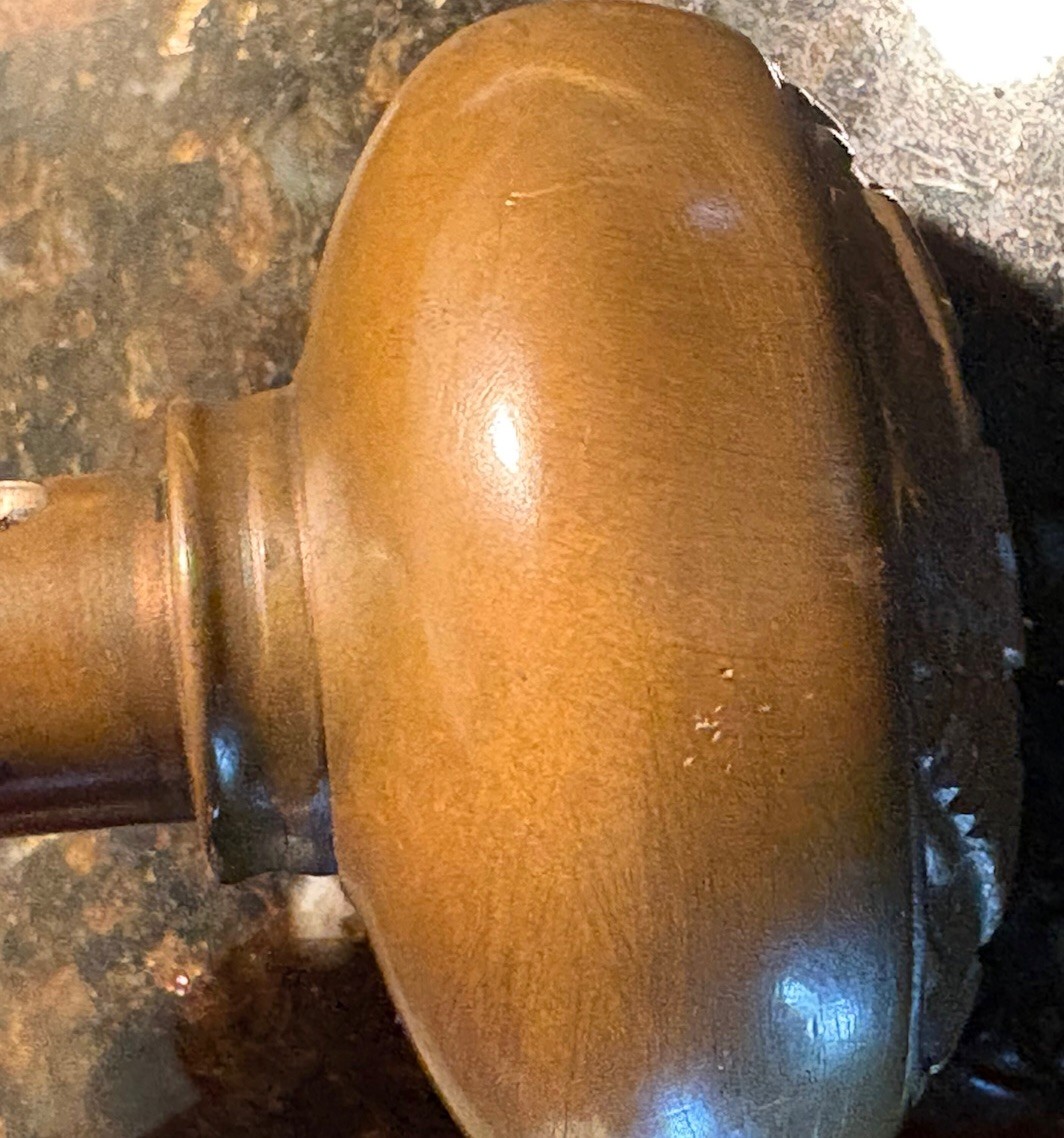 RARE Williamstown PA Public School Brass Door Knob