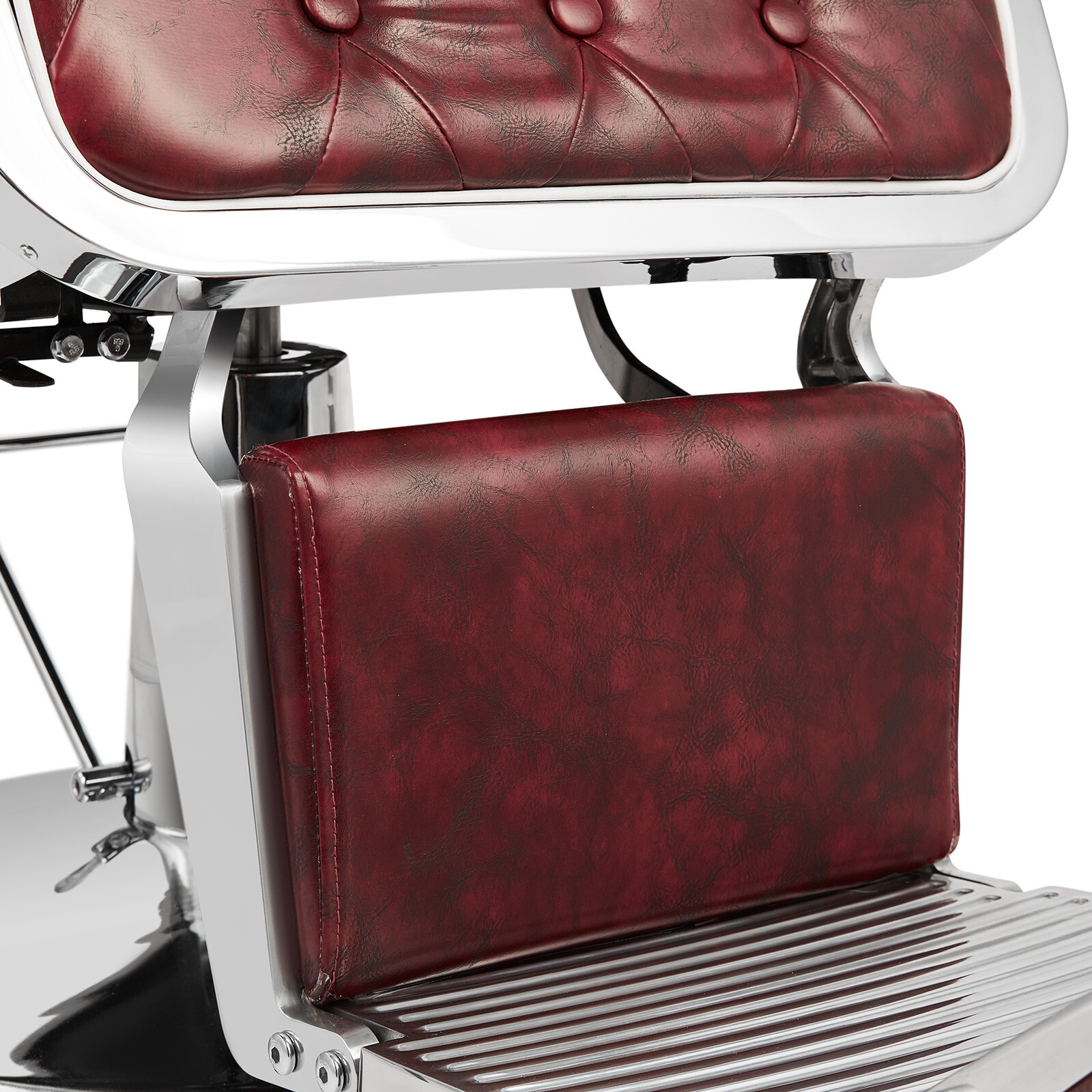 Red Vintage All Purpose Heavy Duty Hydraulic Recliner Barber Chair Salon Beauty