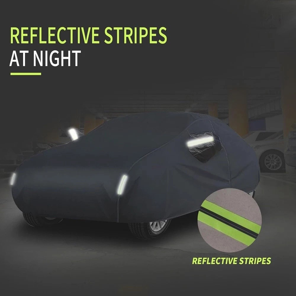 Heavy Duty Waterproof Full Car Cover All Weather Protection Outdoor Dustproof US