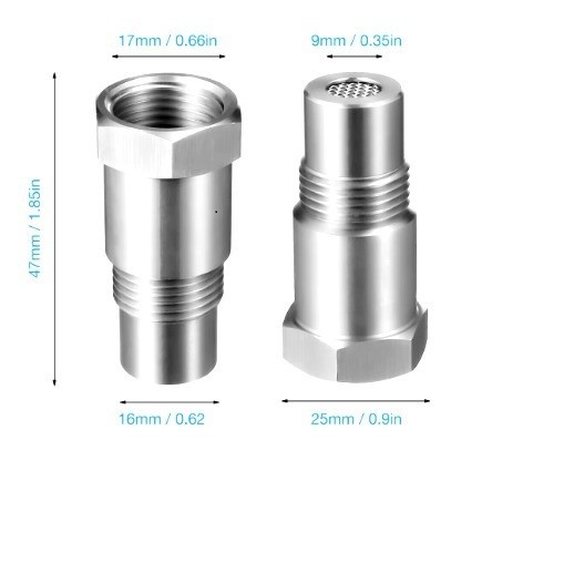 M18.5 Stainless Steel Adapter Fitting Bung Adapter Universal Connector 02 S