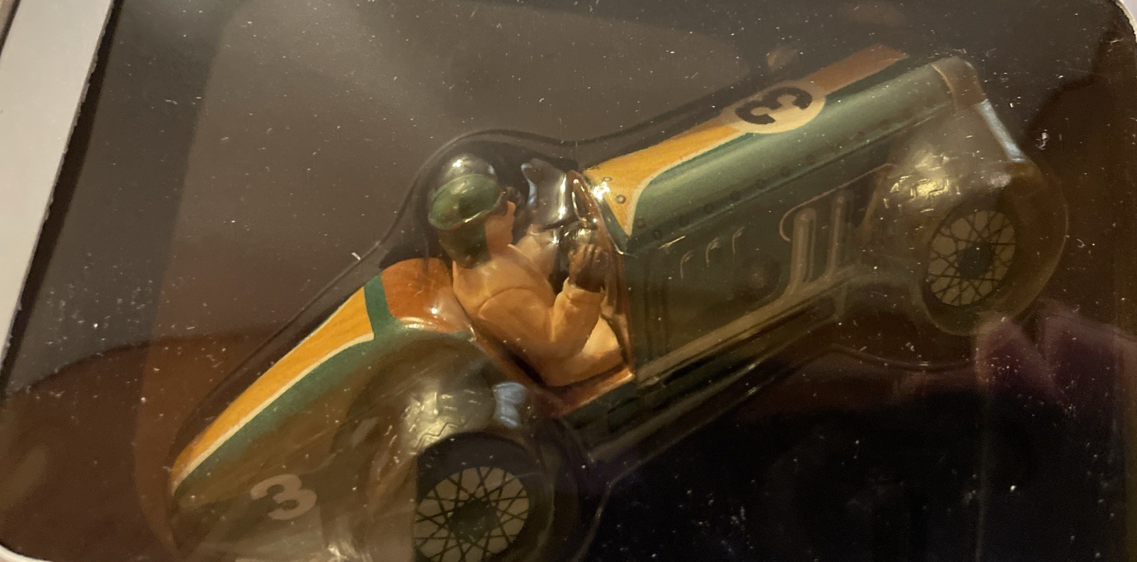 Schylling Speedway Racer Classic Wind-Up Tin Car #3 With Driver Limited Edition