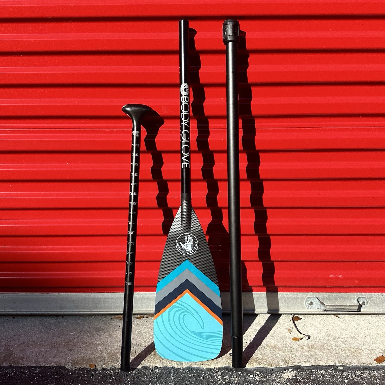 3-Piece Adjustable SUP Paddle –Lightweight, Floating Aluminum Shaft (Body Glove)