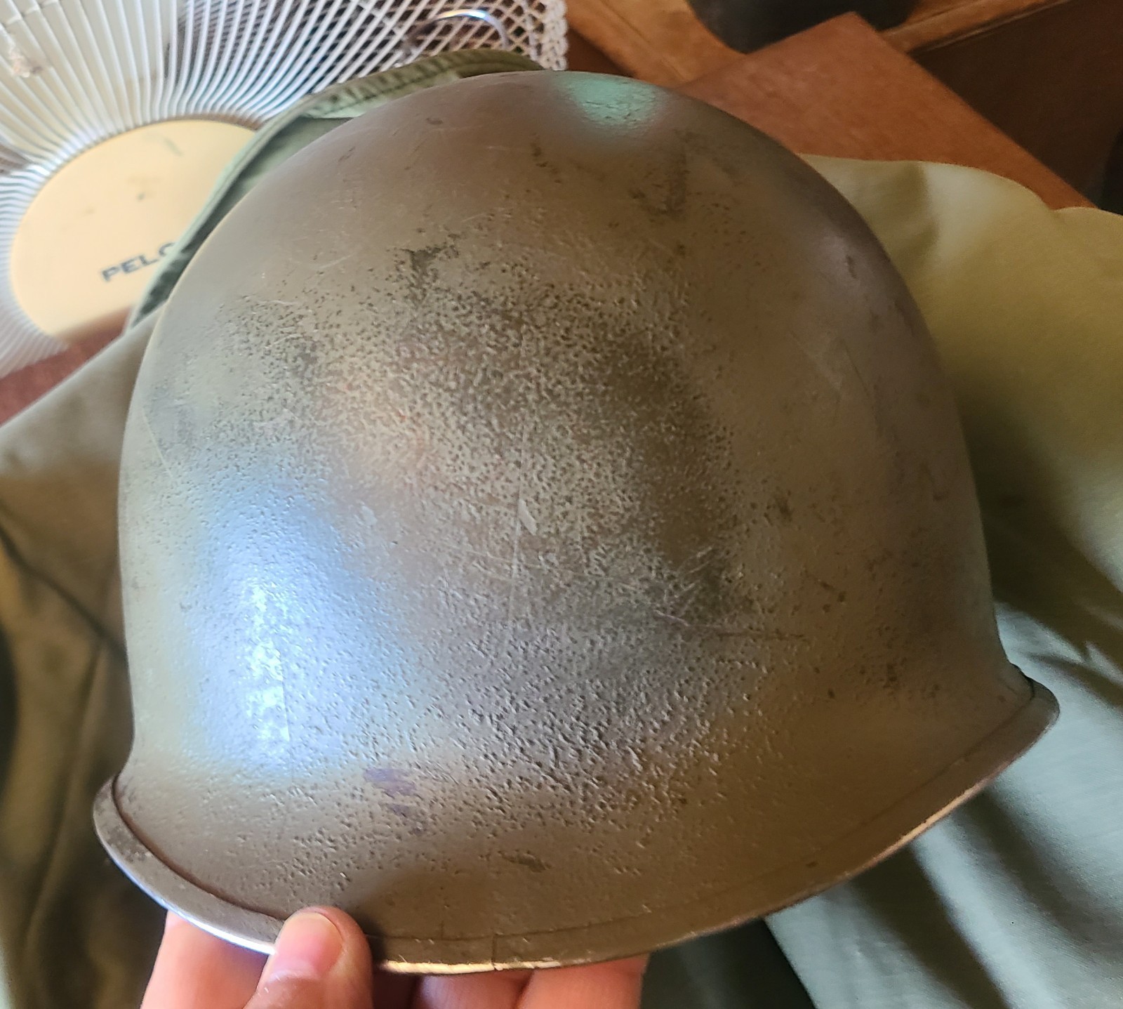 WW2 Fixed Bale Helmet - Original Relic - 220A Early War
