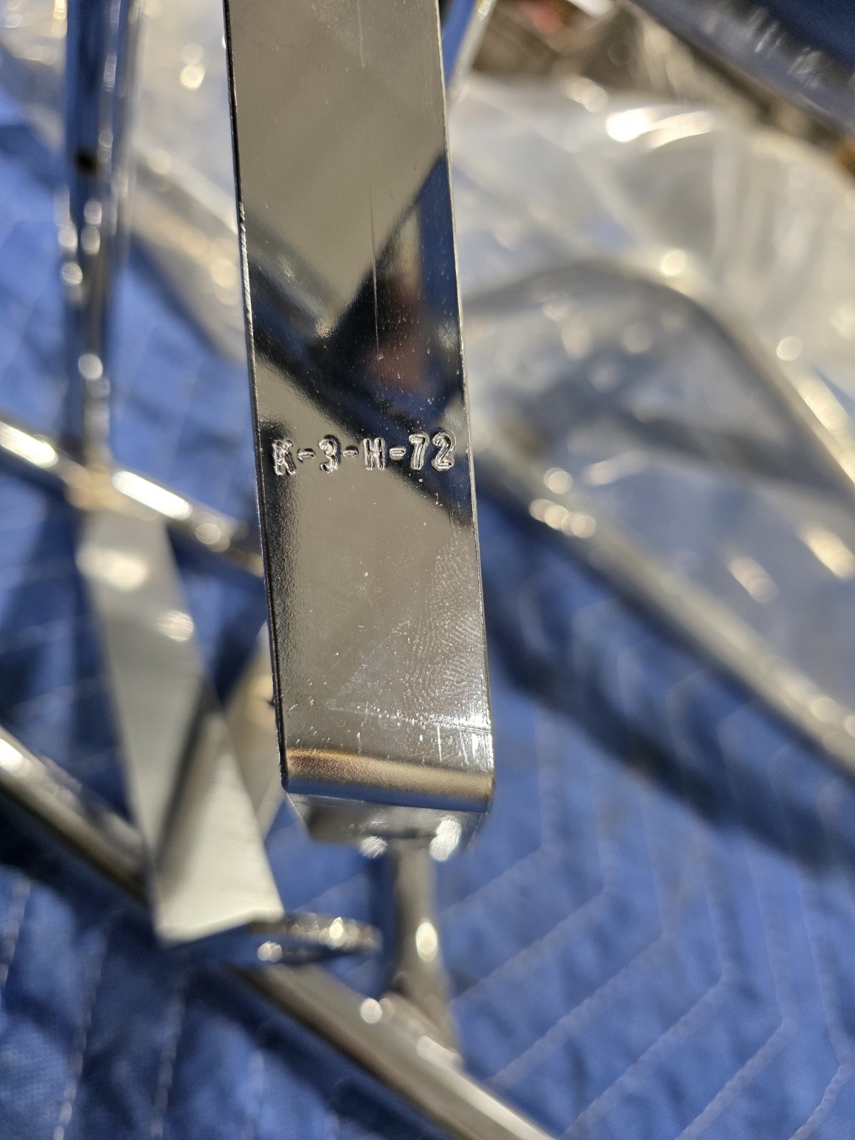 1971 1972 1973 NOS Honda CB350 CB CL 350 CL350 Chrome Rear Luggage Rack Carrier