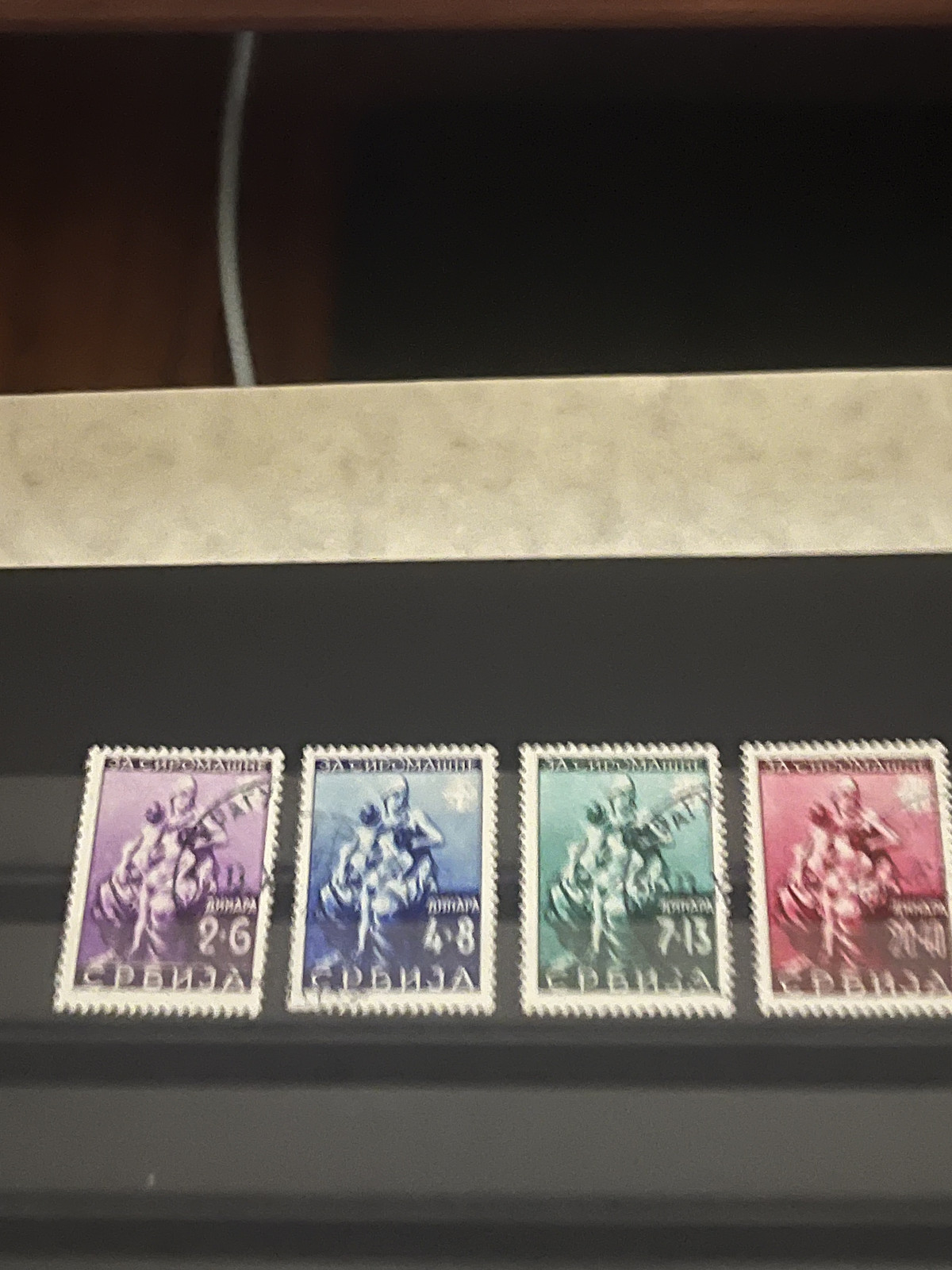 SERBIA, 1942. SC# 2NB19-2NB22. Used/NH.