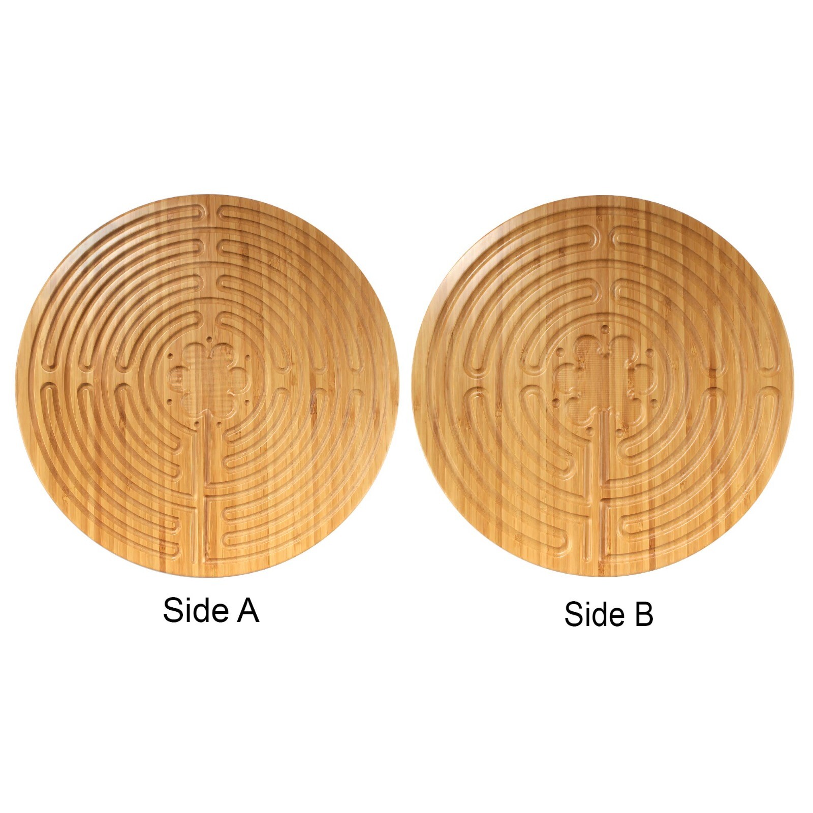 Double Sided Finger Maze Labyrinth for Meditation Prayer Chartres Style 12.5"