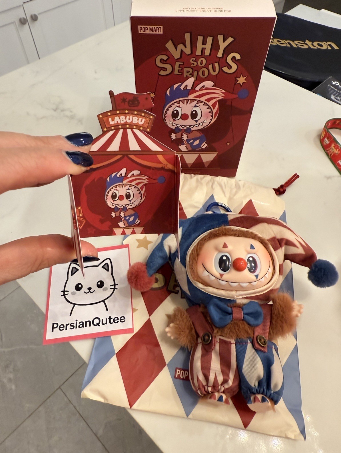 Pop Mart, Why So Serious Series Vinyl Plush Pendant (JUGGLING CLOWN)