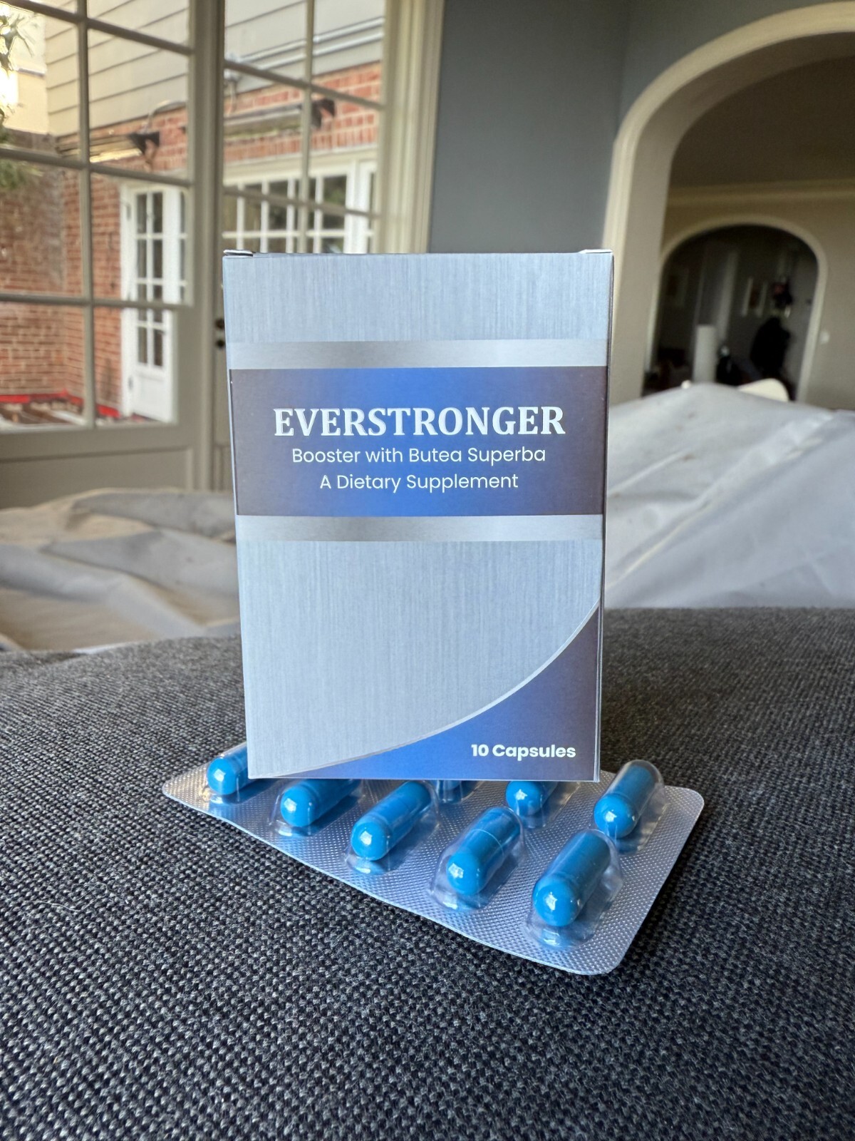 NEW . 10 Powerful Blue Capsules . Works In 10 Minutes. Money Back Guaranteed..