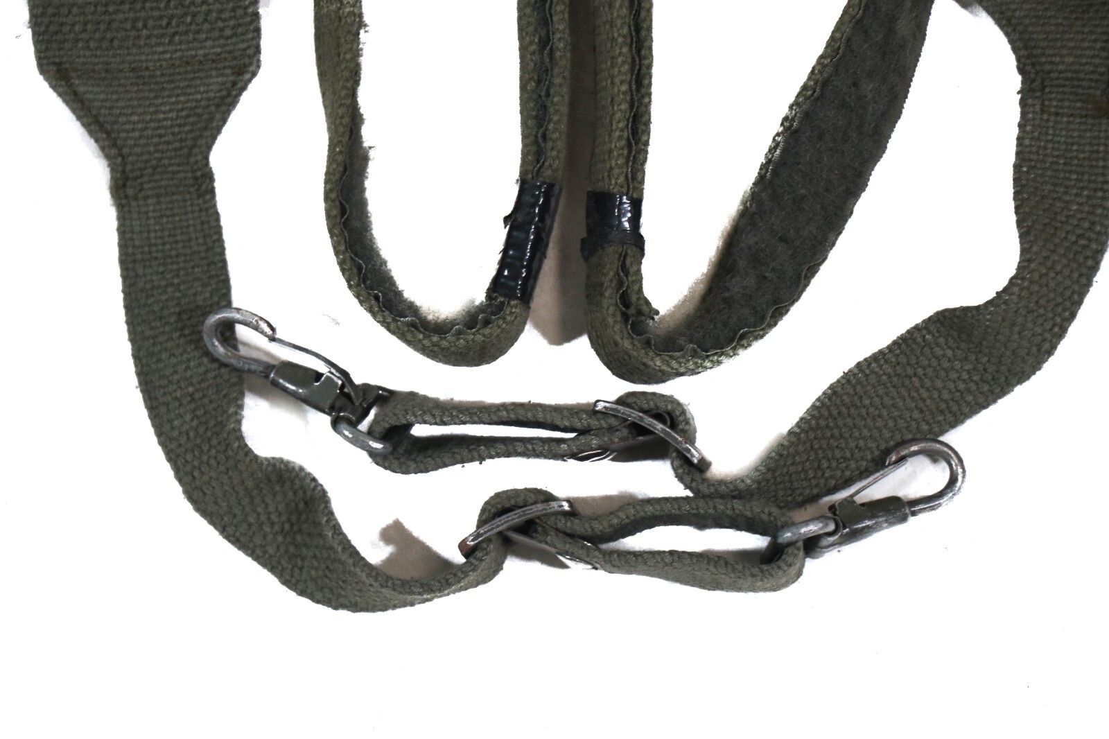 Authentic French FAMAS Combat Suspenders Field Harness OD Green Army Military