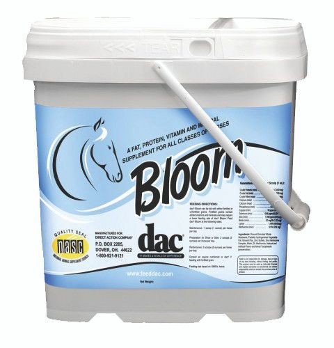 Dac Bloom 5 lb Horse Weight Gain Supplement Coat Shine Topline