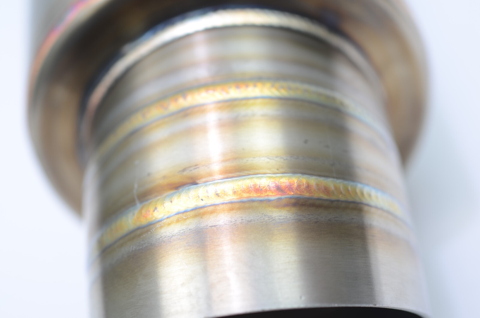 1320 Turn down dolphin muffler stainless steel universal 2.5" inlet 3.5" outlet