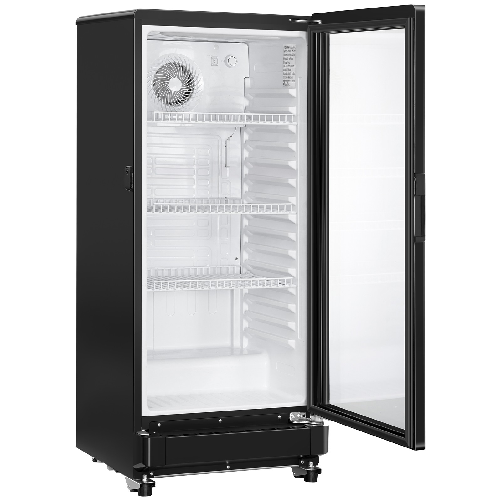 Commercial Merchandiser Refrigerator 5.7 CU.FT Glass Door Beverage Drink Cooler