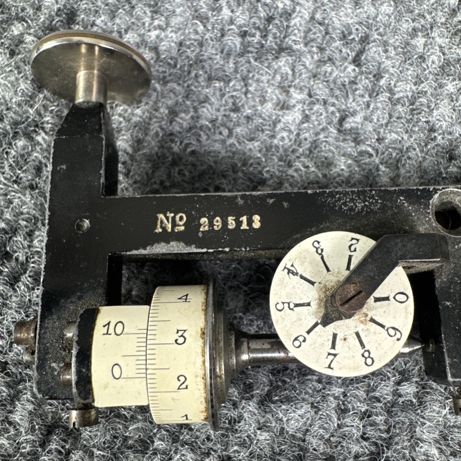 1922 G. Coradi Zurich Switzerland Compensating Polar Planimeter Dietzgen # 29518