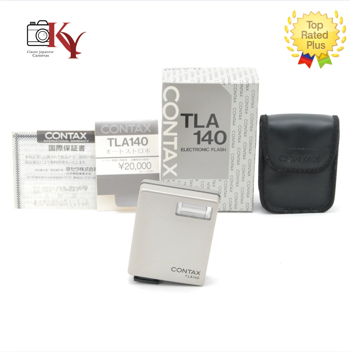 ⏯️ [ MINT in Box  ] Contax TLA140 Shoe Mount Flash For G1 G2 TLA 140 From JAPAN