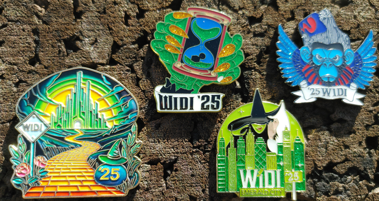 2025 Wisconsin Destination Imagination Wicked DI Trading Pin Set