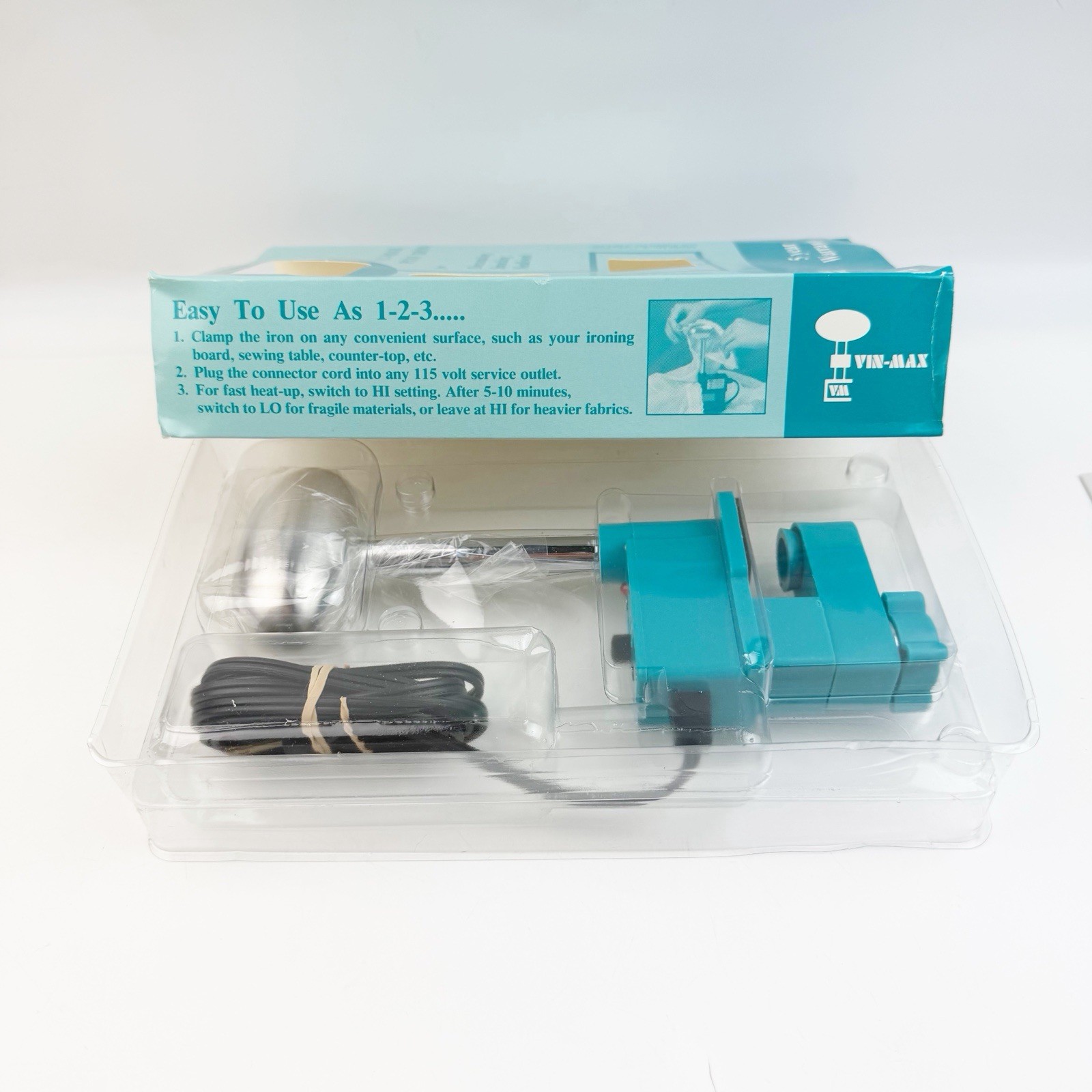 Vin-Max Puff Iron Model 3 Dressmaking Smocking Needlework New Box