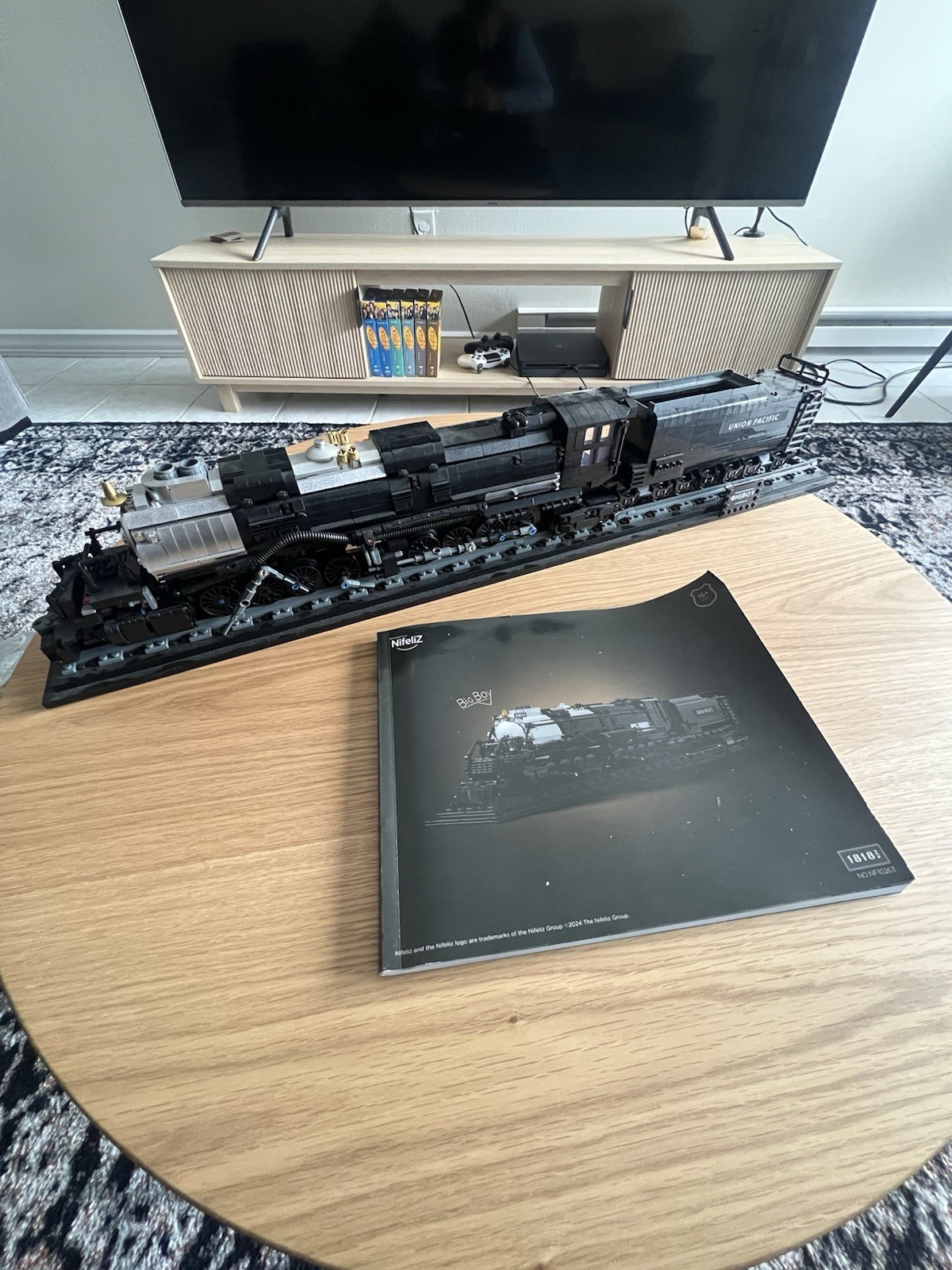 Nifeliz Big Boy Locomotive, Articulated Steam Locomotive Building Block Set