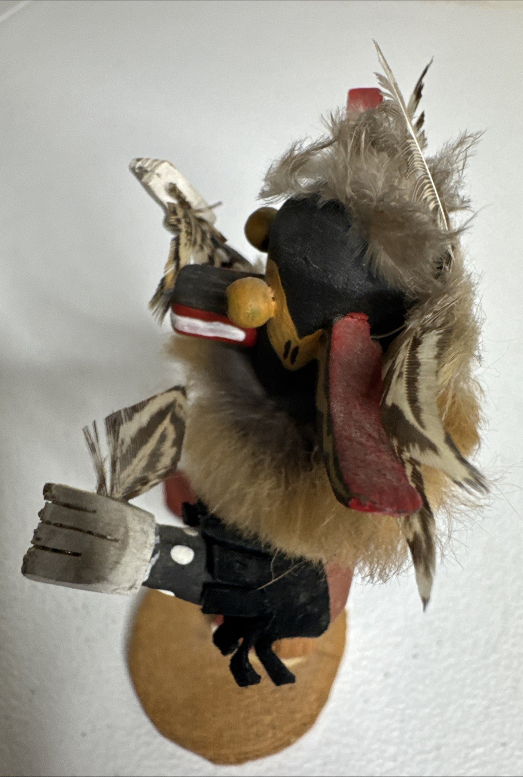 Vintage Navajo KATSINA Native American Indian Kachina Doll SNAKE RACER 4.5"H