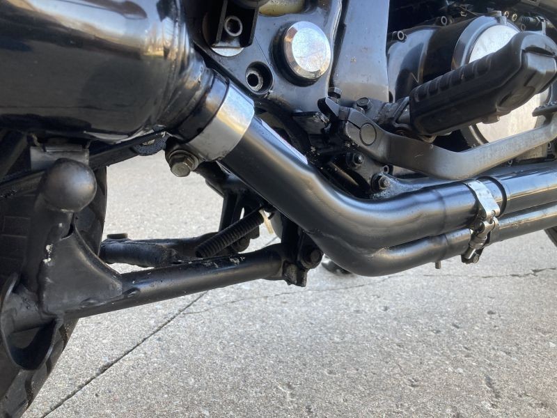 1983-1984 Honda VT500FT Ascot Performance Exhaust Chamber Eliminator Pipe