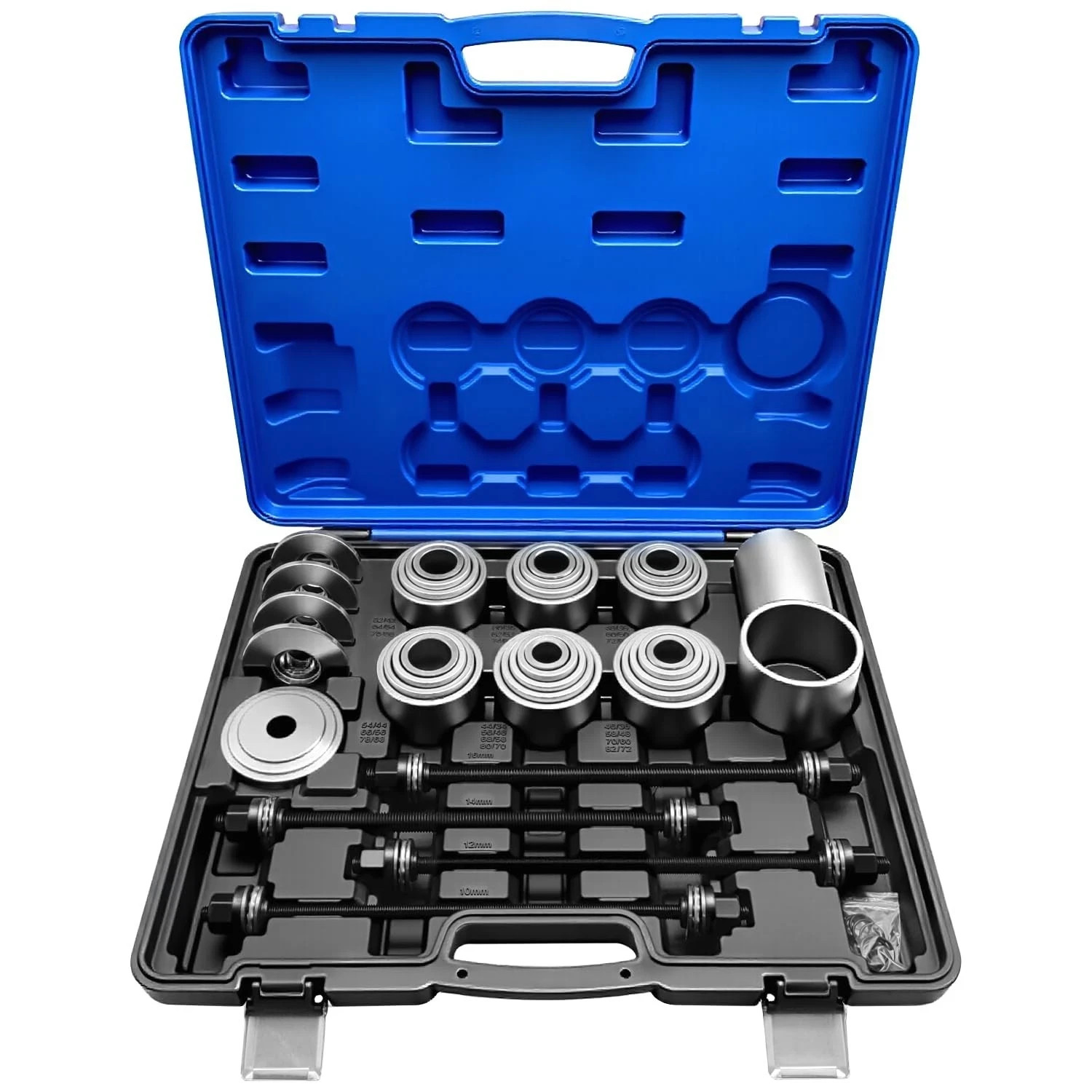 37PCS Universal Pull & Press Sleeve Kit Bearing Bushing Removal Install Tool
