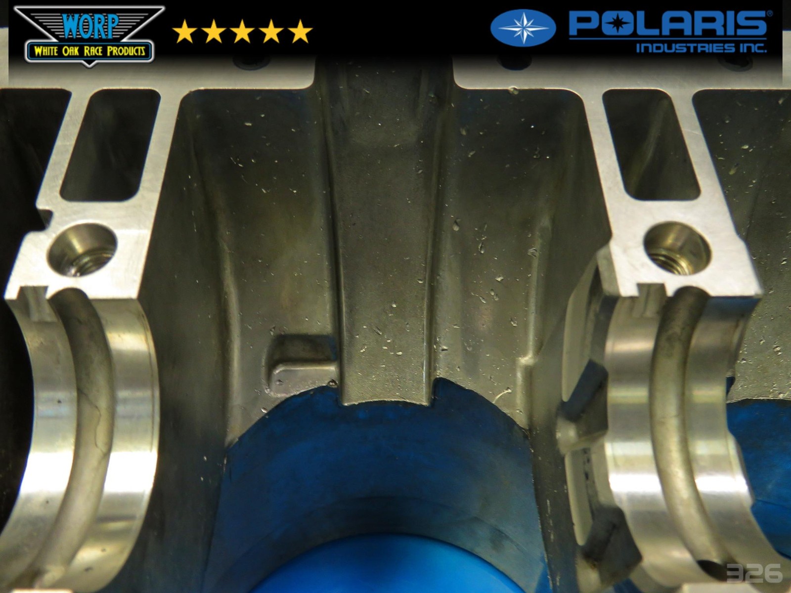 2011 POLARIS RZR XP 900 MATCHED CRANKCASE CRANK CASE SET BOTTOM END