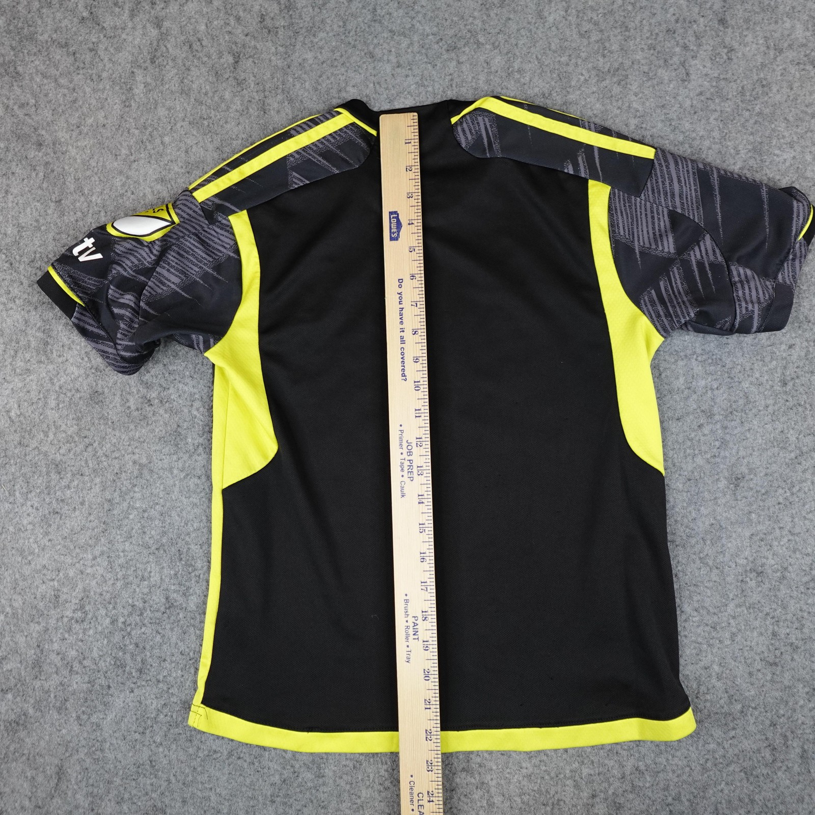 Columbus Crew Jersey Youth Boys Small 26 Black MLS Soccer Adidas 2023 2024 Away