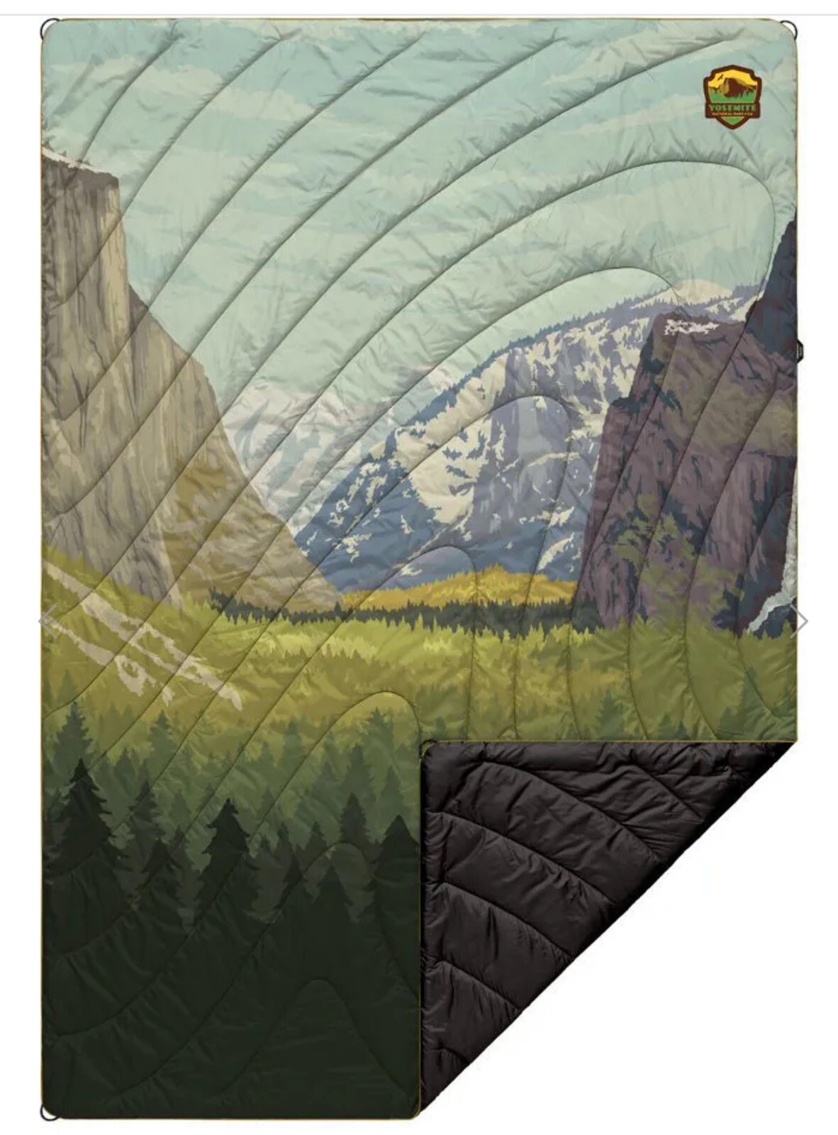 Rumpl Yosemite National Park Puffy Blanket Limited Edition Sewn Patch FLASH SALE