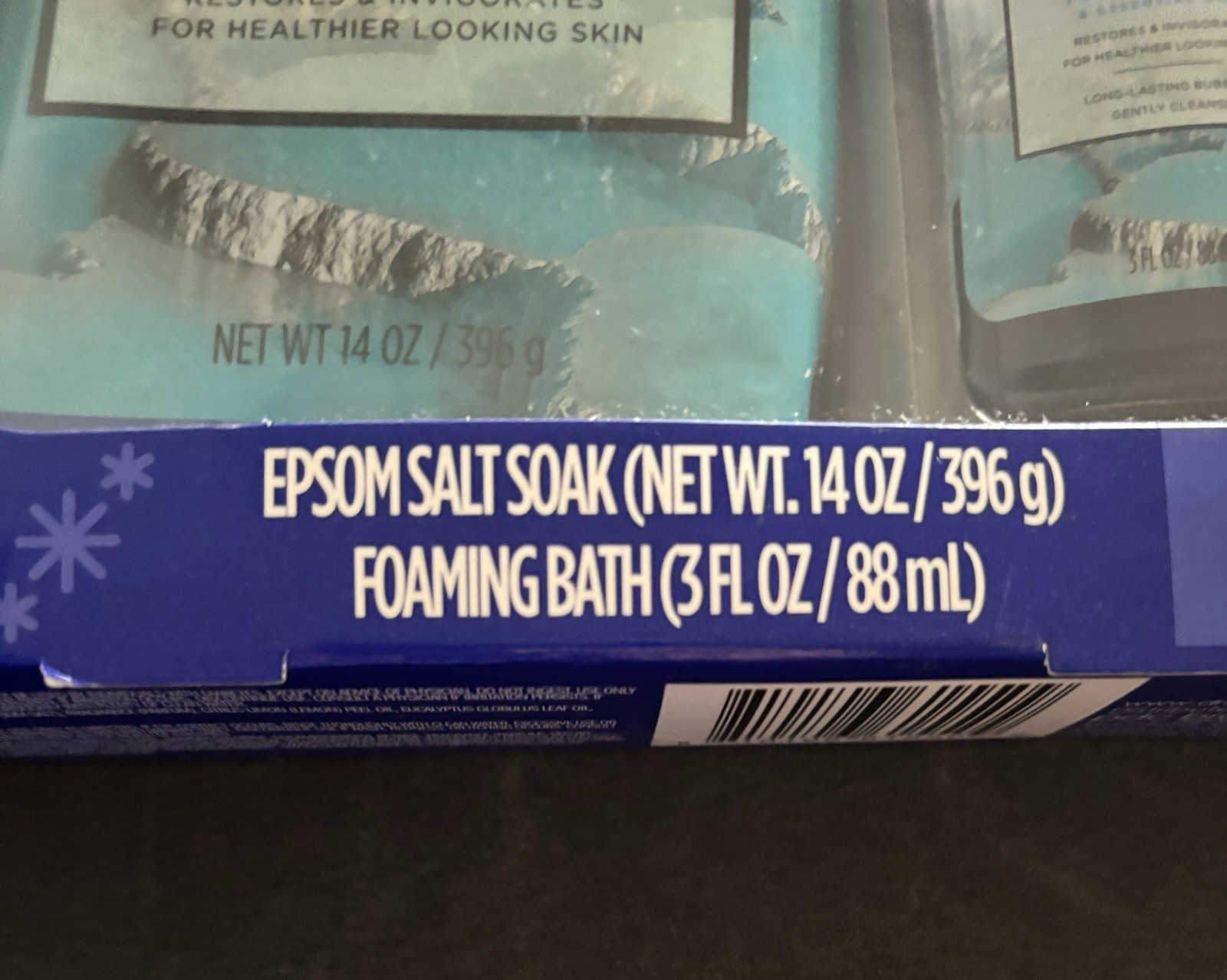 Dr Teals Restorative Minerals Bath Gift Set Magnesium Potassium Zinc 2 piece New