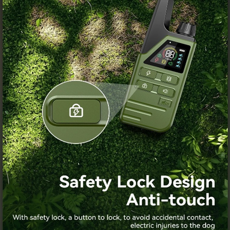 Dog Training Collar 4500FT Remote Rechargeable Waterproof Shock E-Collar PET