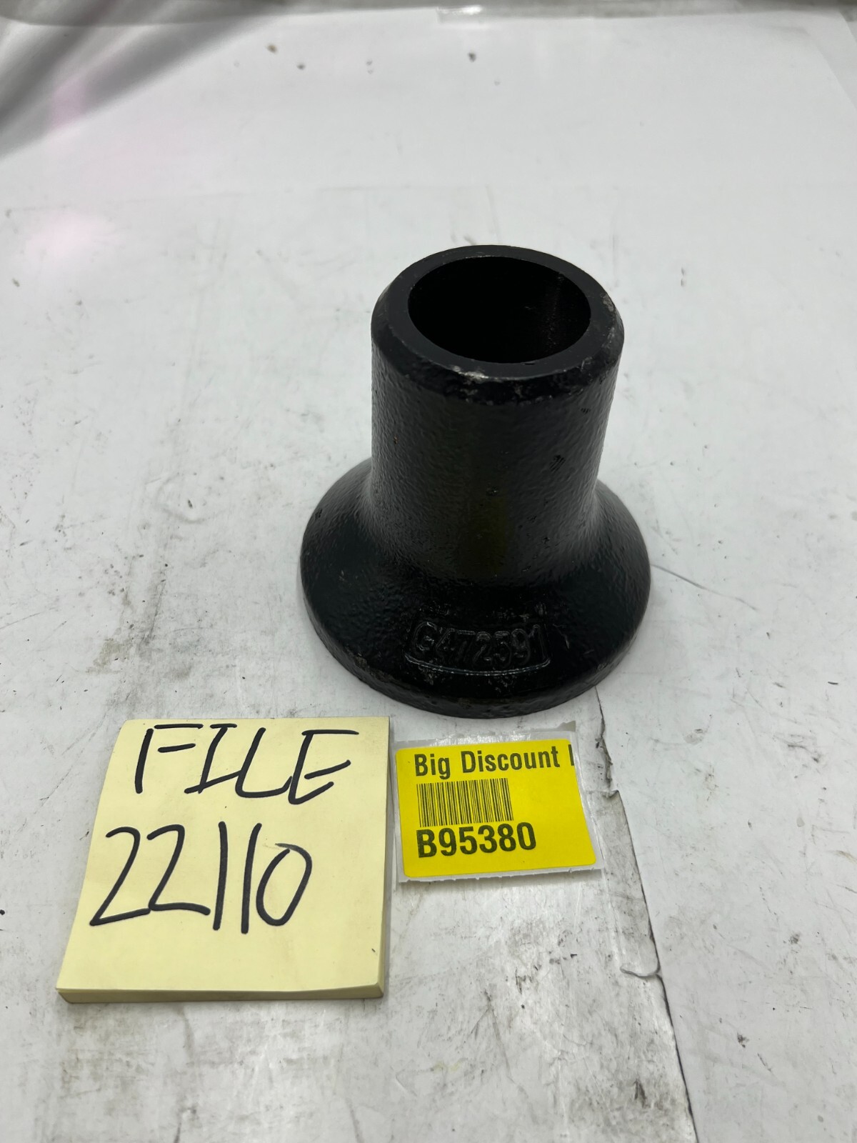 Bearing Spool G472591 Heavy Duty Black 4'' long for 472591R3 Square Axles