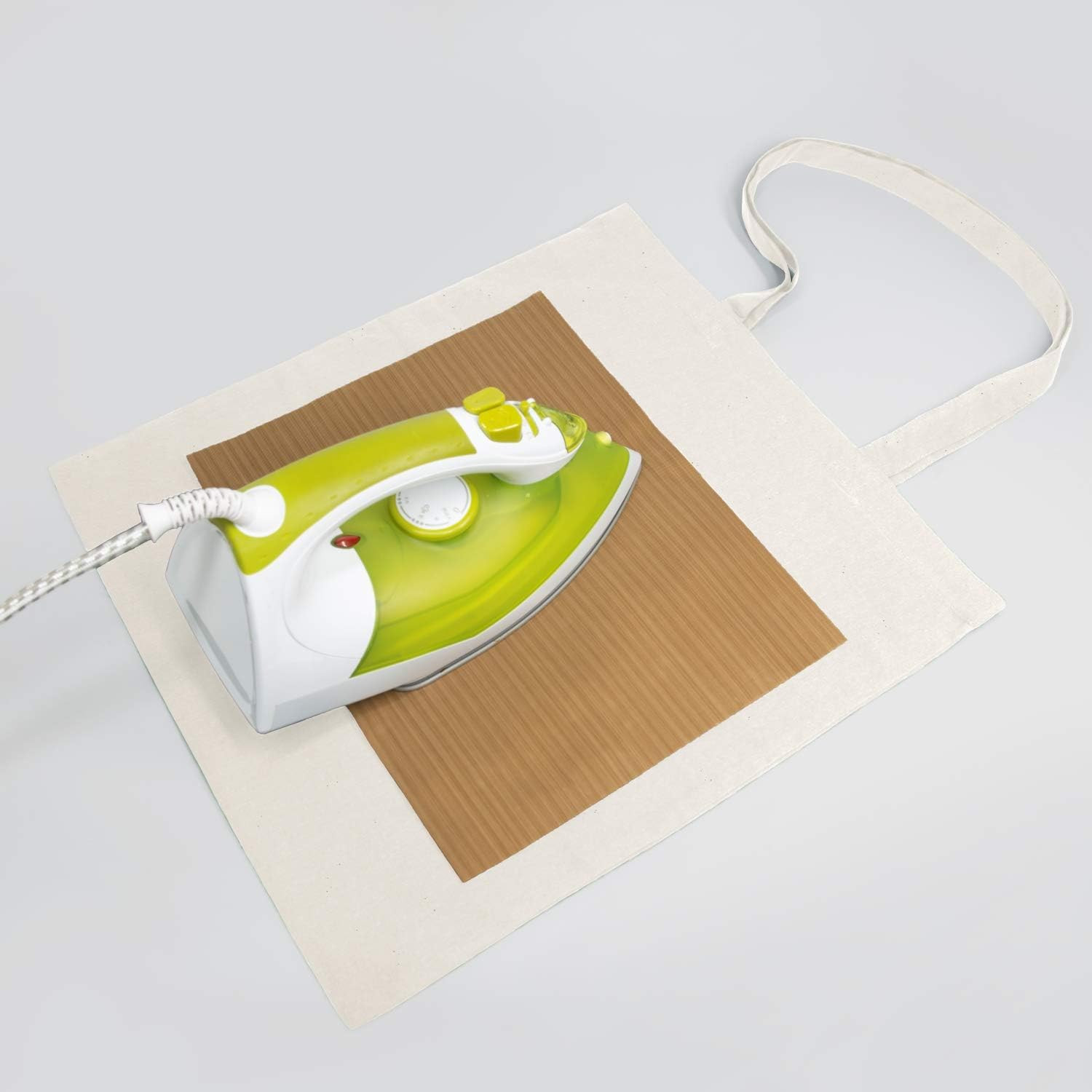 25 Pack 15'' X 16'' Natural Cotton Tote Bags, Lightweight Blank Bulk Cloth Bags