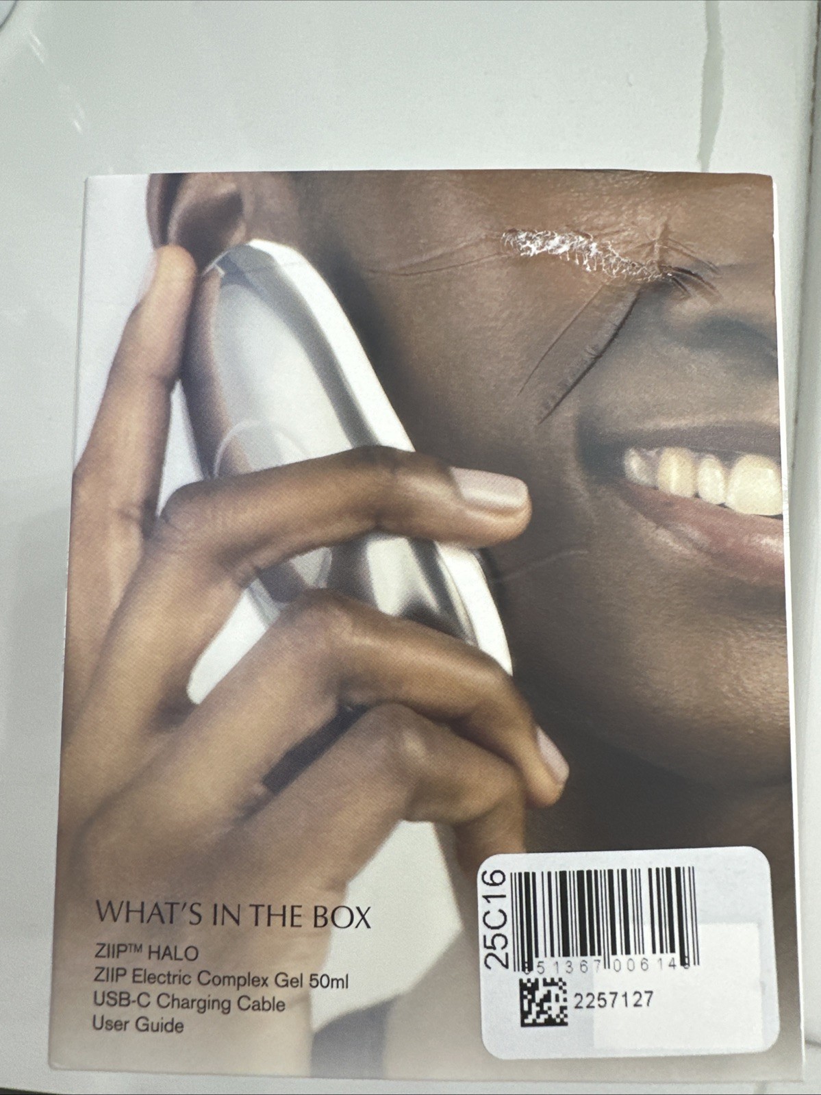 ZIIP Halo Microcurrent Nanocurrent Facial Toning Skincare Device