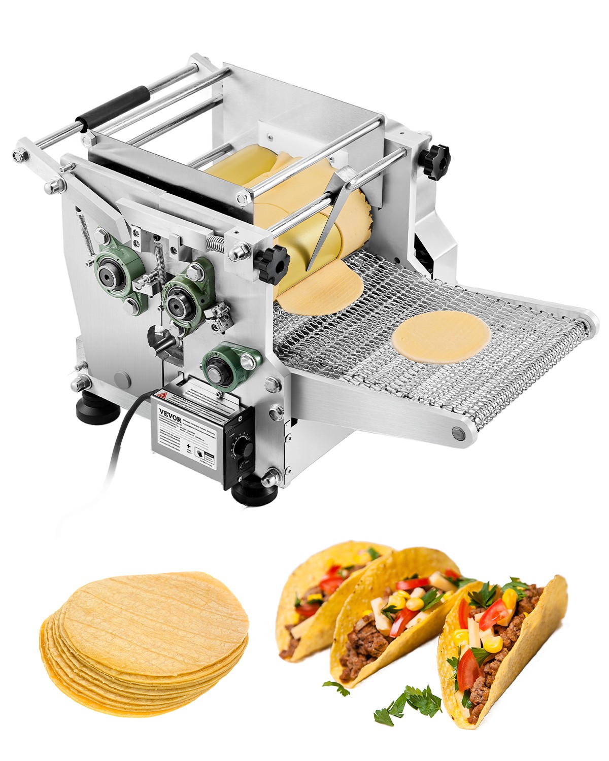 VEVOR Electric Tortilla Maker Automatic Corn Tortilla Making Machine 5.5in