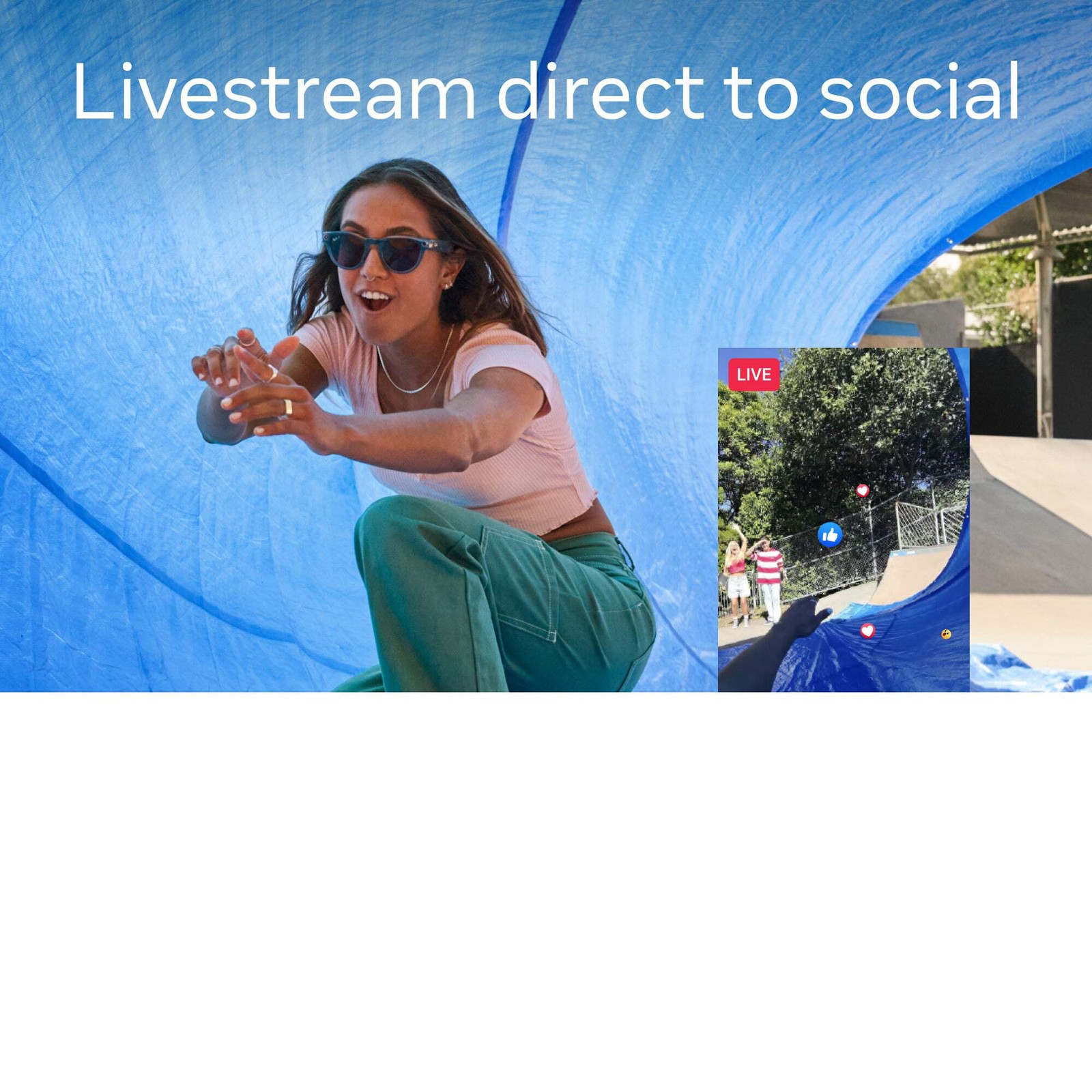 Ray-Ban Meta Wayfarer (Refurbished), Shiny Caramel Transparent / Brown, Large, H