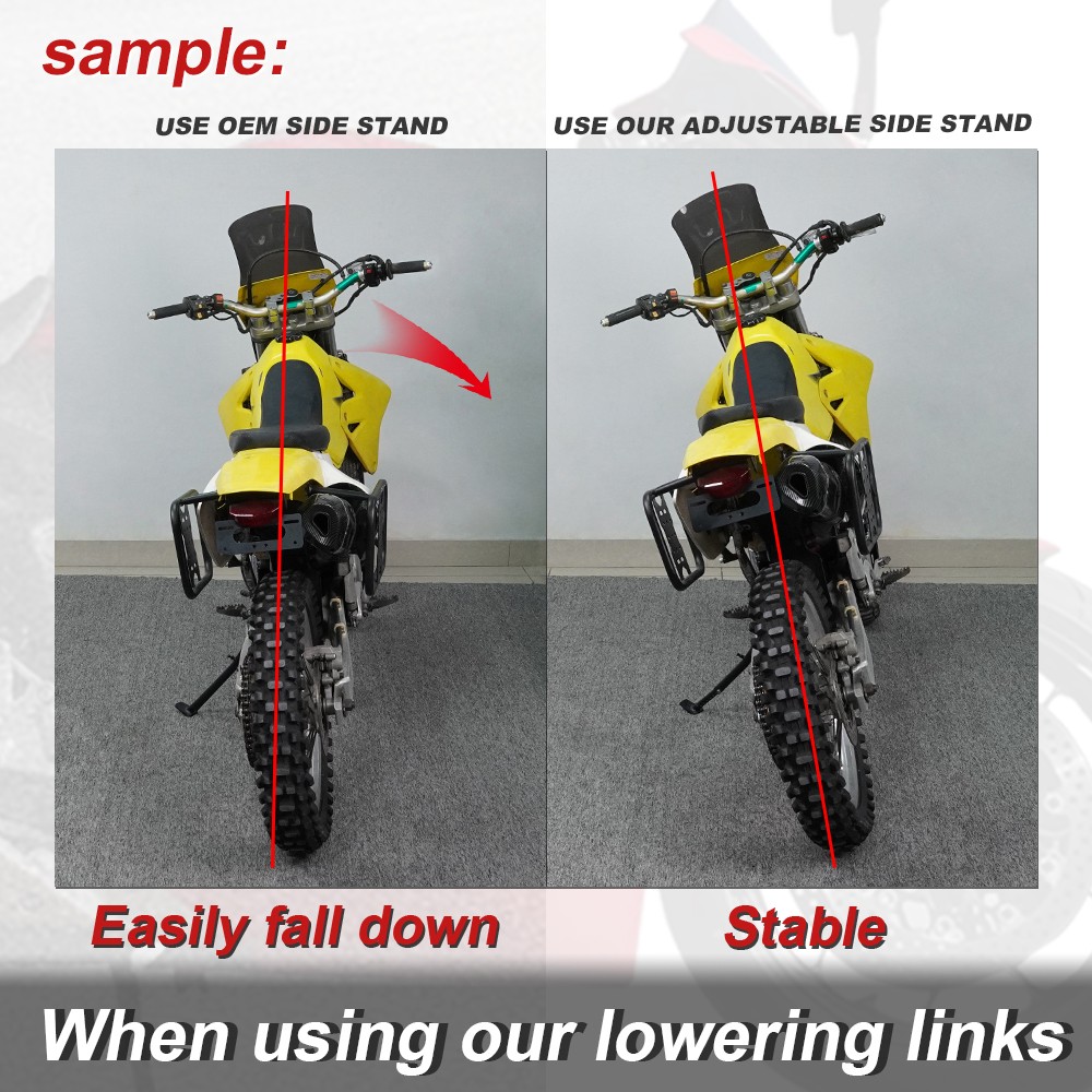 Adjustable Kick Stand Bracket Fit For Honda CBR650R 2019-2024 CB650R 2019-2025