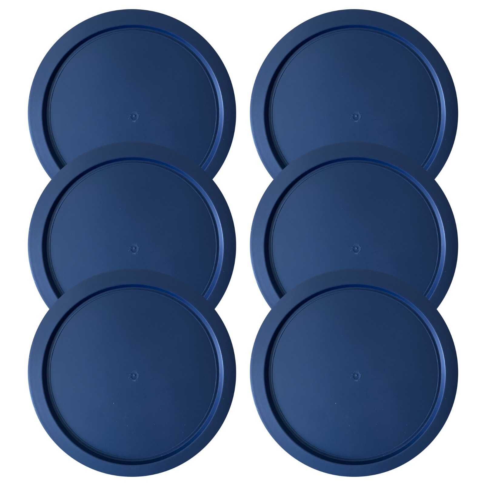 Replacement Lid for Pyrex 4-CUP Storage Cover 6" Bowl 7201-PC Navy 6-Pack)