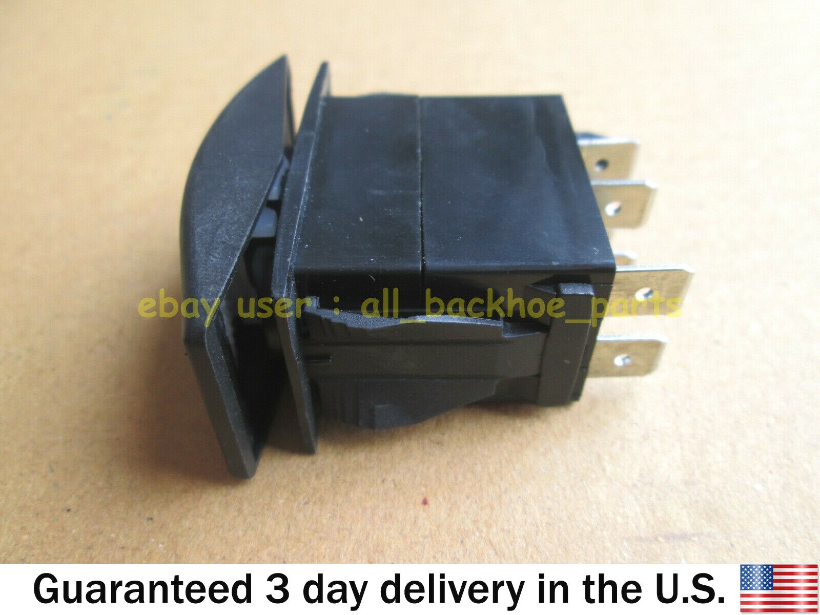 JCB BACKHOE - ROCKER SWITCH 12V, 6 PIN (PART NO. 701/60004)