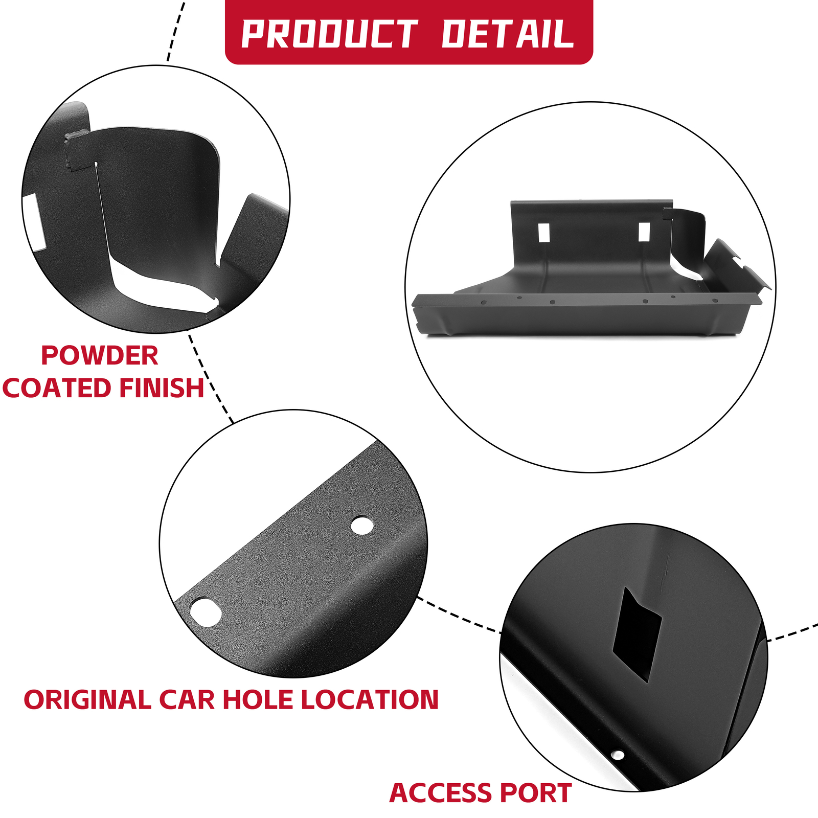 For 87-1995 Jeep Wrangler YJ with 15 or 20 Gallon Fuel Gas Tank Skid Plate Guard
