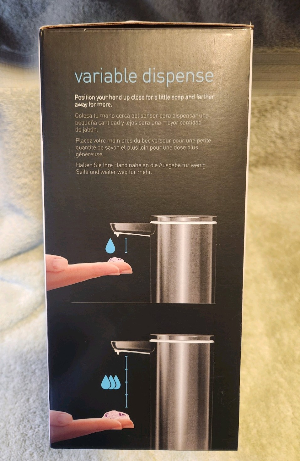 Simplehuman Rechargeable Sensor Pump 9 Oz Liquid Soap Dispenser Drip Proof new