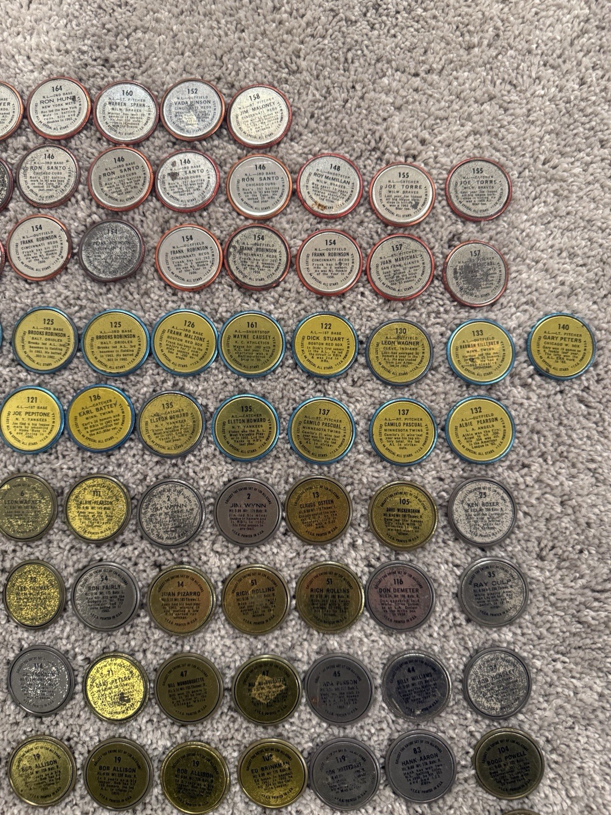 1964 Topps Baseball Coins