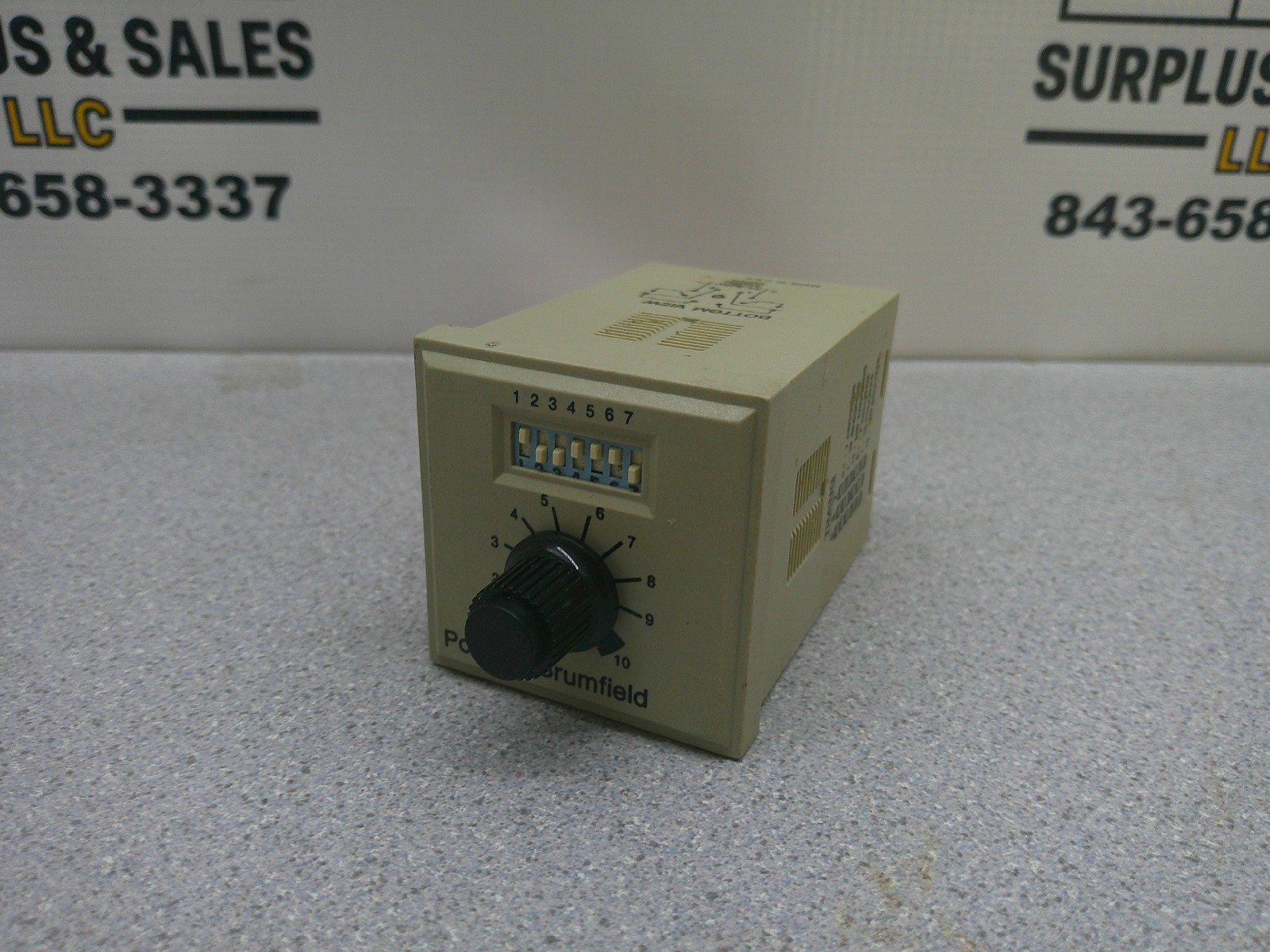 POTTER & BRUMFIELD PROGRAMMABLE TIME DELAY RELAY CNS-35-92 0.1SEC TO 100MIN